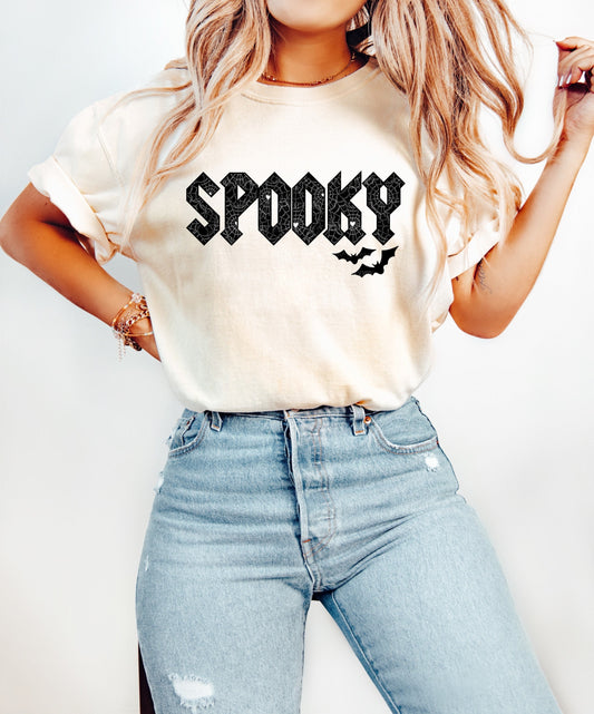 Spooky Halloween Shirt, Halloween T-Shirt, Spooky Party Shirt, Oversized T-Shirt, Halloween Tee, Comfort Colors Shirt