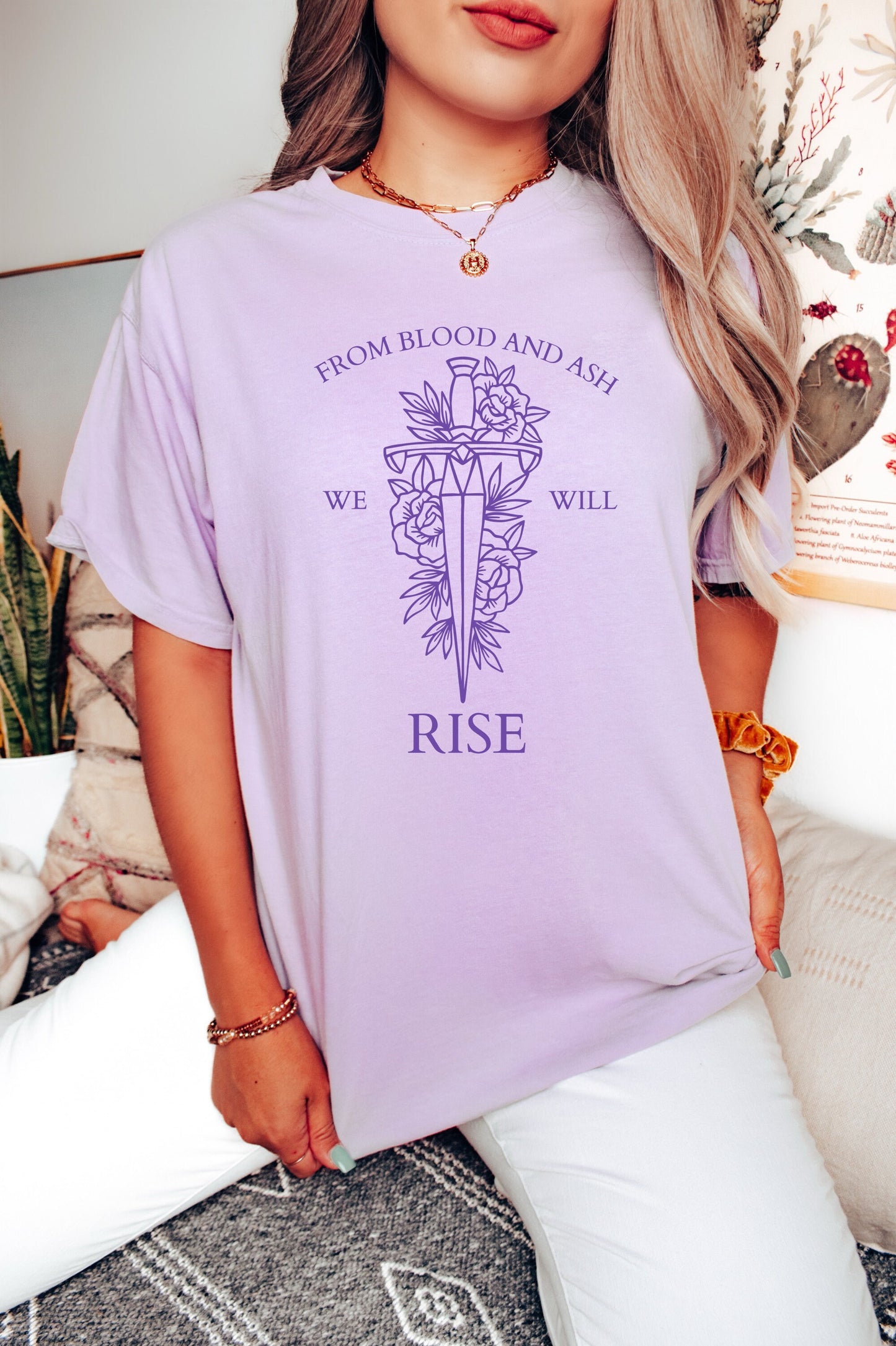 From Blood and Ash We Will Rise Book shirt Book Lover TShirt women Reading Shirts Book Club Shirt book shirt for women, reading shirt