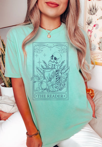 Book Shirt The Reader Book TShirt Book Lover Shirt Book T Shirt women Reading Shirts Book Club Shirt Comfort Colors Book T Shirts for Women