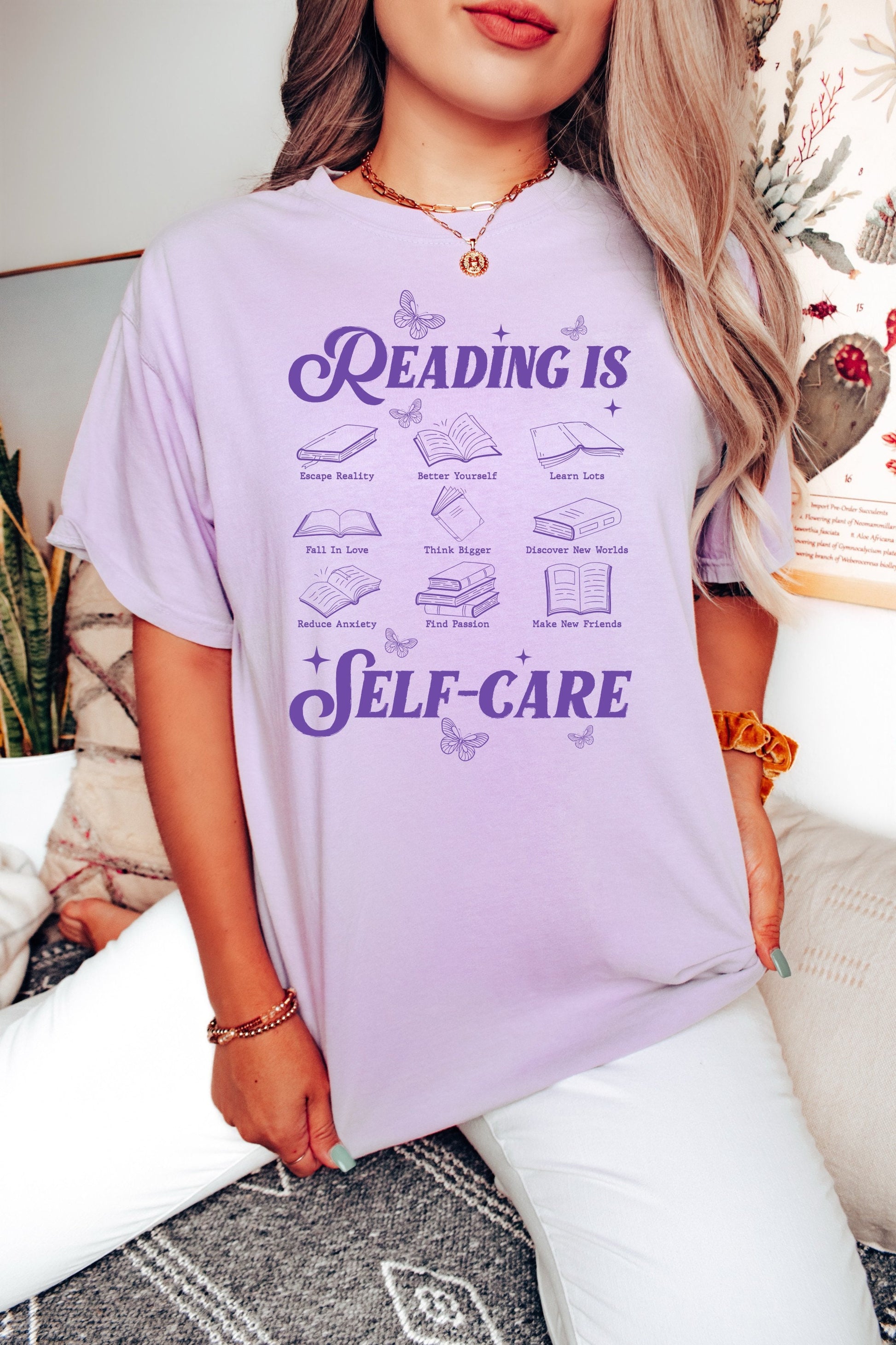 Reading is Self-Care Shirt, Book shirt, Book Lover Shirt, Reading Shirt Book Club shirt, women's reading shirt