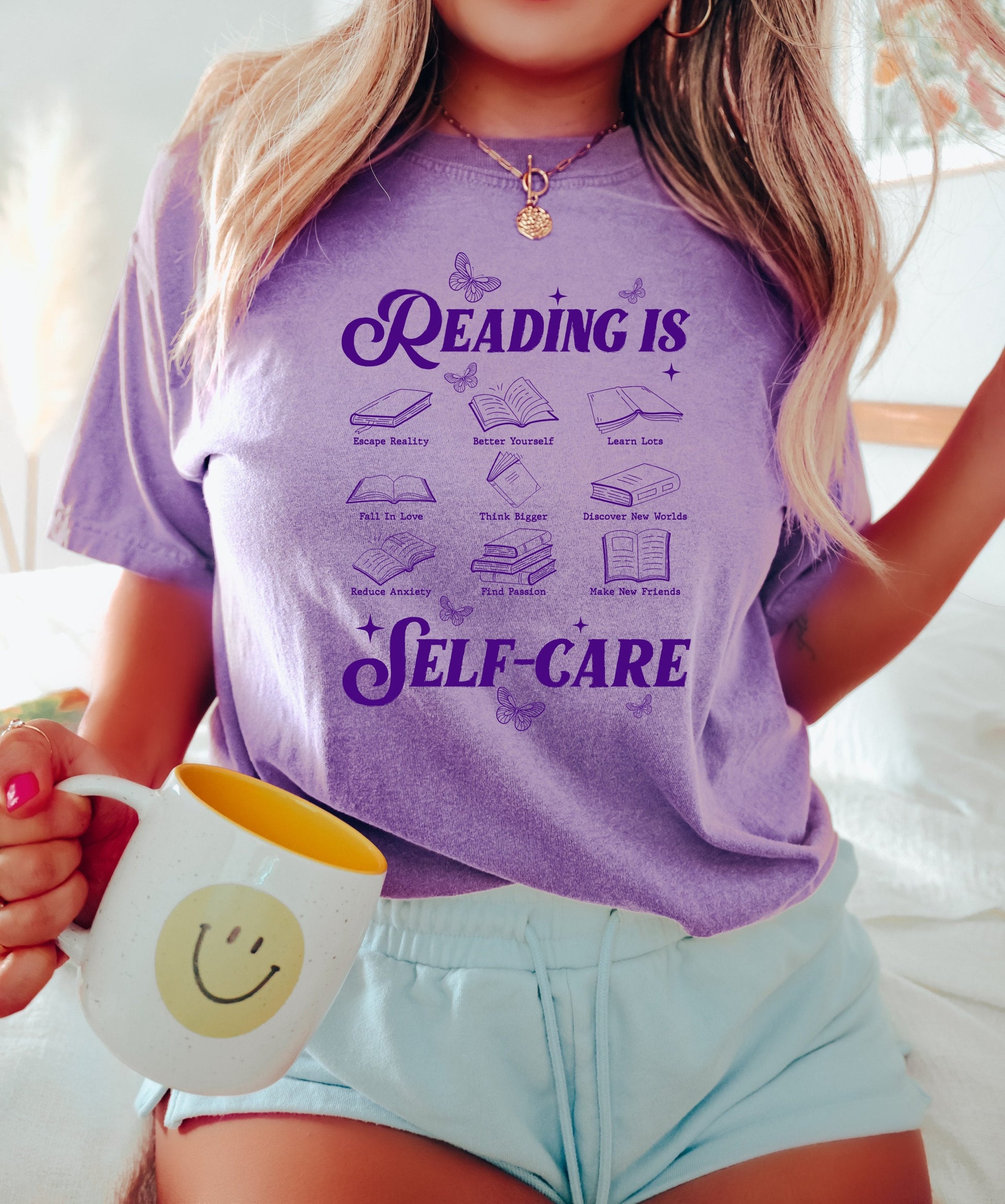 Reading is Self-Care Shirt, Book shirt, Book Lover Shirt, Reading Shirt Book Club shirt, women's reading shirt