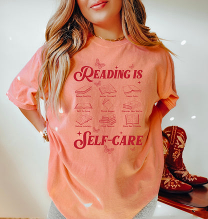 Reading is Self-Care Shirt, Book shirt, Book Lover Shirt, Reading Shirt Book Club shirt, women's reading shirt