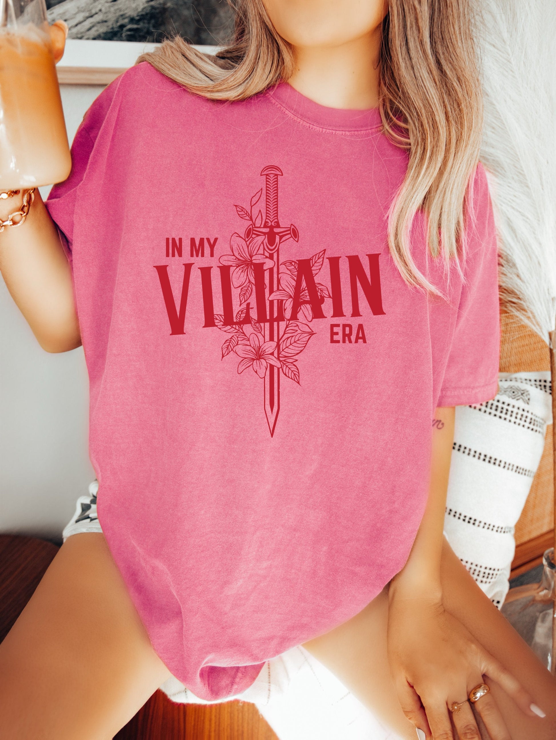 In My Villain Era Shirt, Book shirt, Book Lover Shirt, Reading Shirt Book Club shirt, women's reading shirt