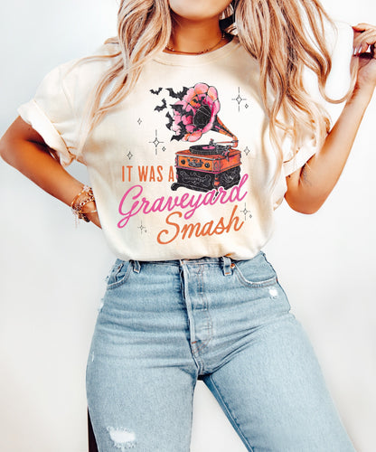 It was a Graveyard Smash Halloween Shirt, Cute Halloween Shirt, Halloween Shirts, Spooky Season Shirt, Trendy Halloween Shirt