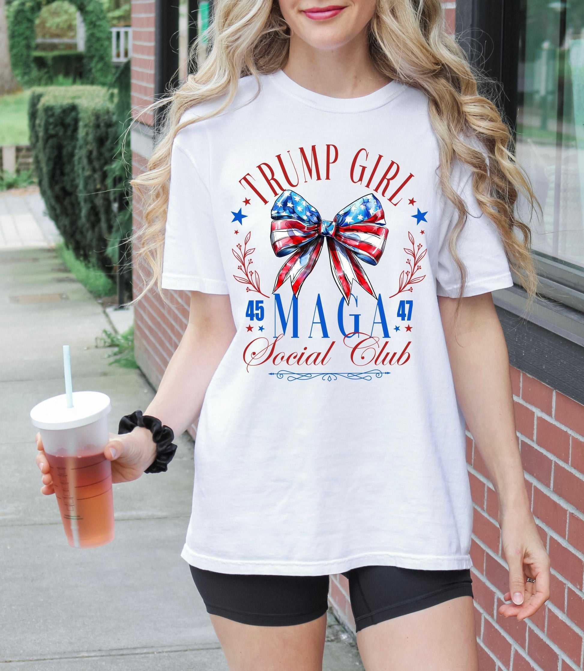 Trump Girl Maga Social Club Shirt, Trump for President 2024 Shirt, Republican 2024, Trump 2024 Shirt, Trump Shirt, America Shirt