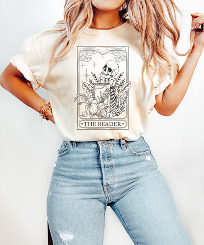 Book Shirt The Reader Book TShirt Book Lover Shirt Book T Shirt women Reading Shirts Book Club Shirt Comfort Colors Book T Shirts for Women