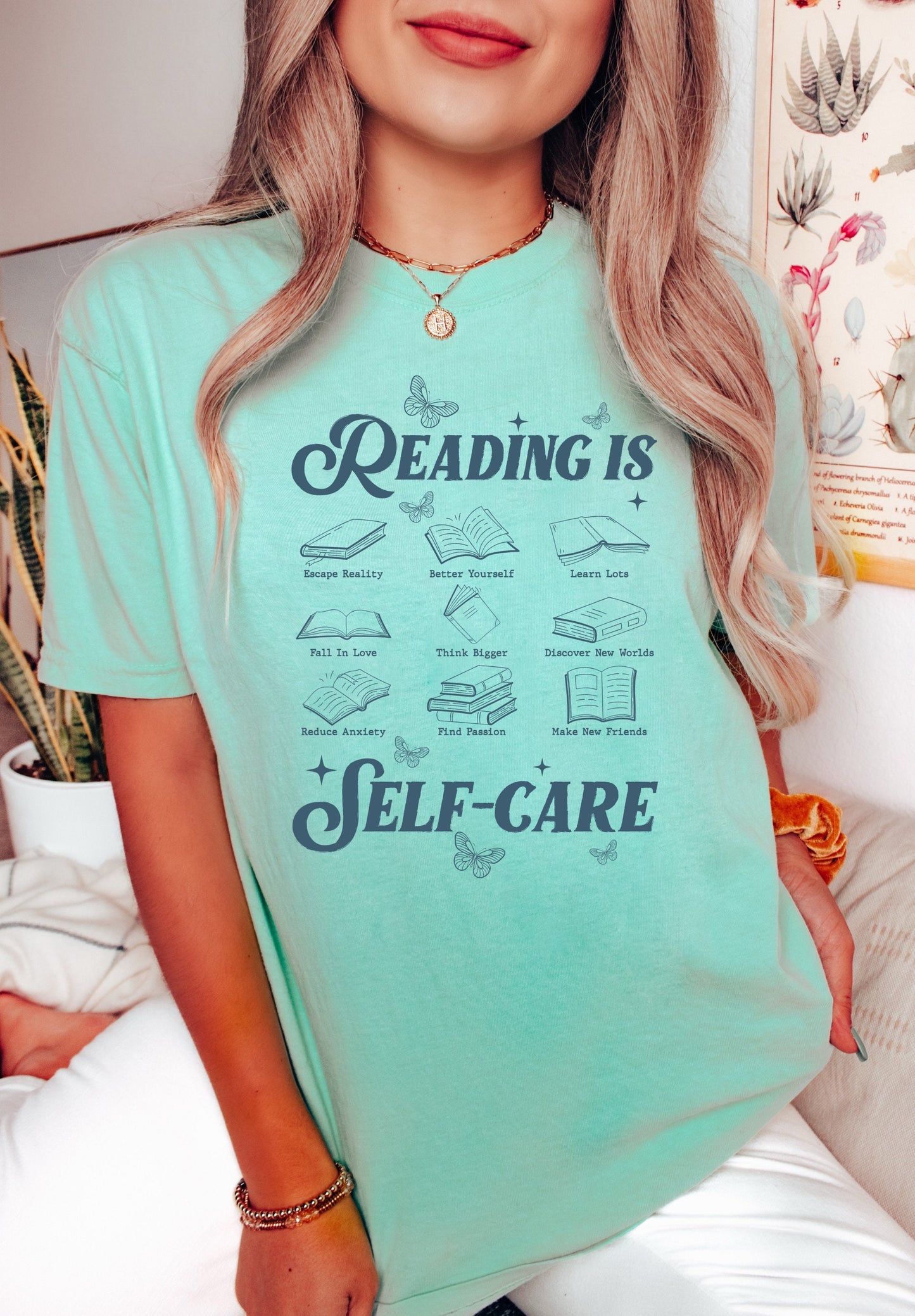 Reading is Self-Care Shirt, Book shirt, Book Lover Shirt, Reading Shirt Book Club shirt, women's reading shirt