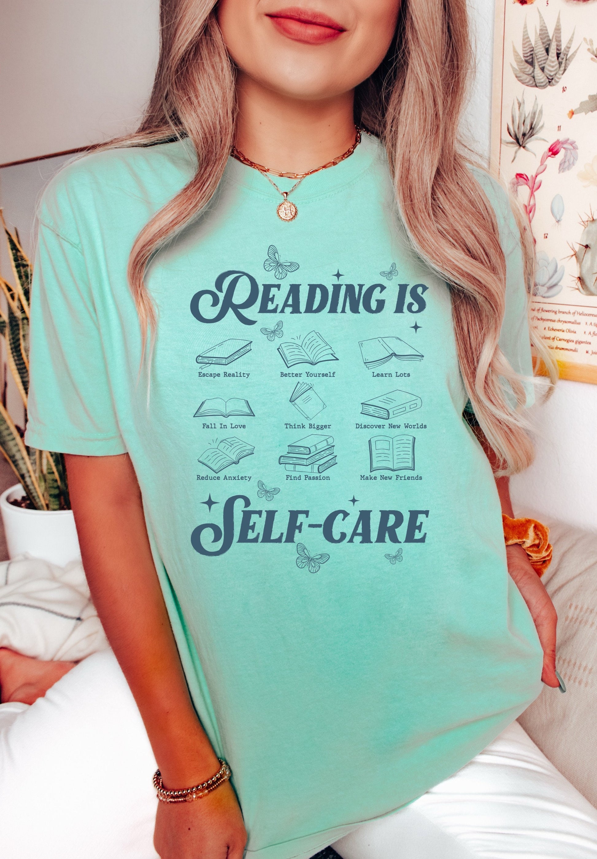 Reading is Self-Care Shirt, Book shirt, Book Lover Shirt, Reading Shirt Book Club shirt, women's reading shirt