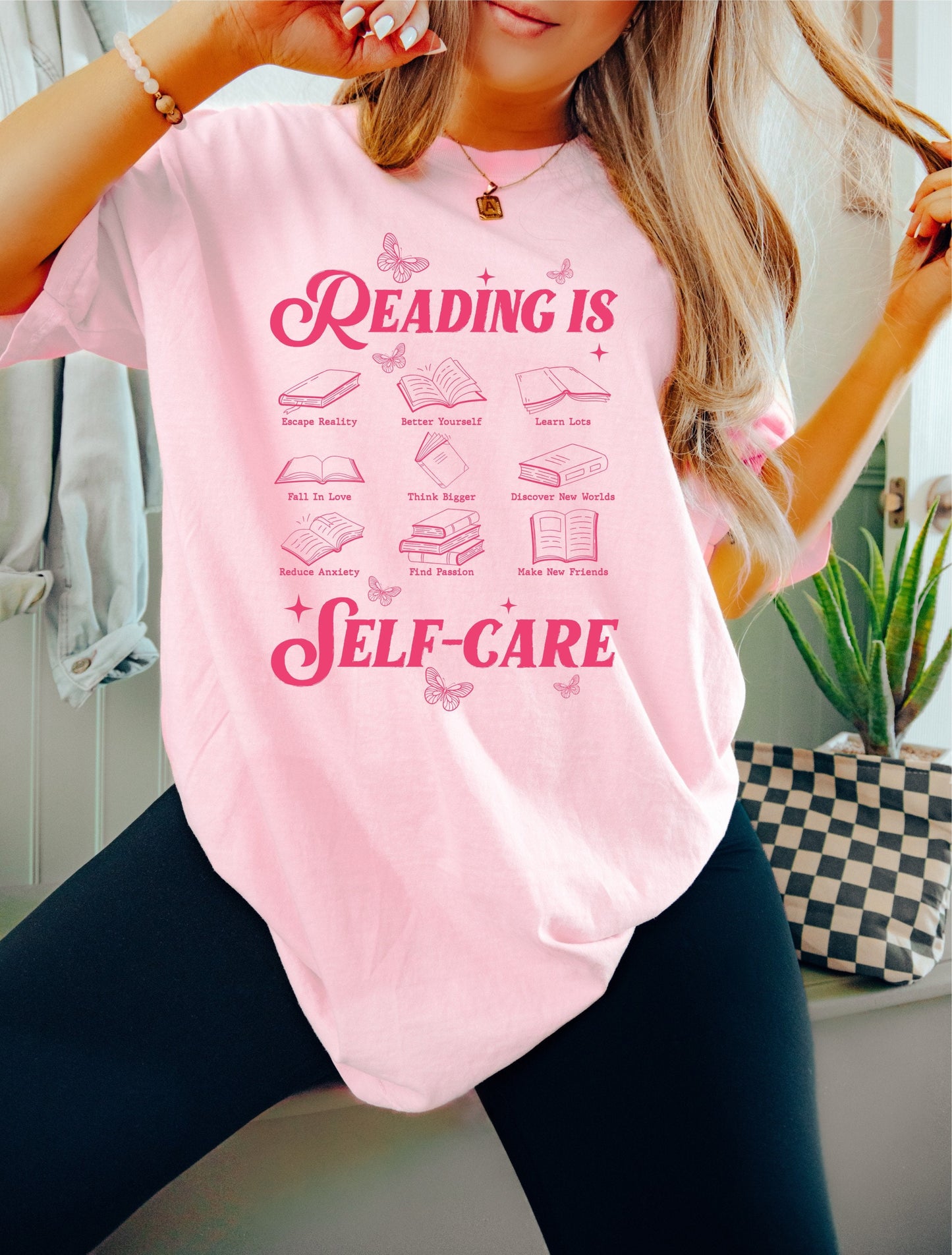 Reading is Self-Care Shirt, Book shirt, Book Lover Shirt, Reading Shirt Book Club shirt, women's reading shirt