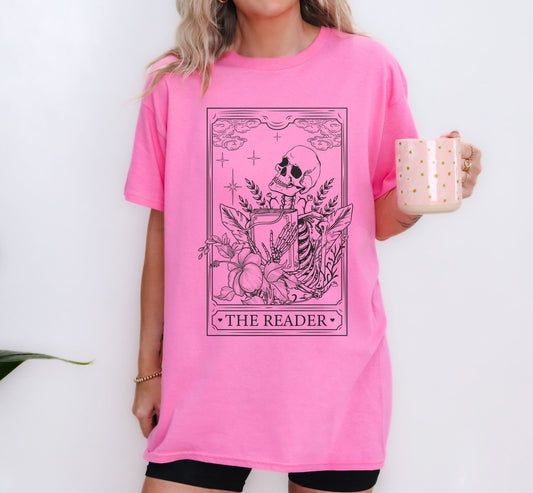 The Reader Tarot Card Book Shirt, Book Lovers Shirt, Bookish Shirt, Book Merch