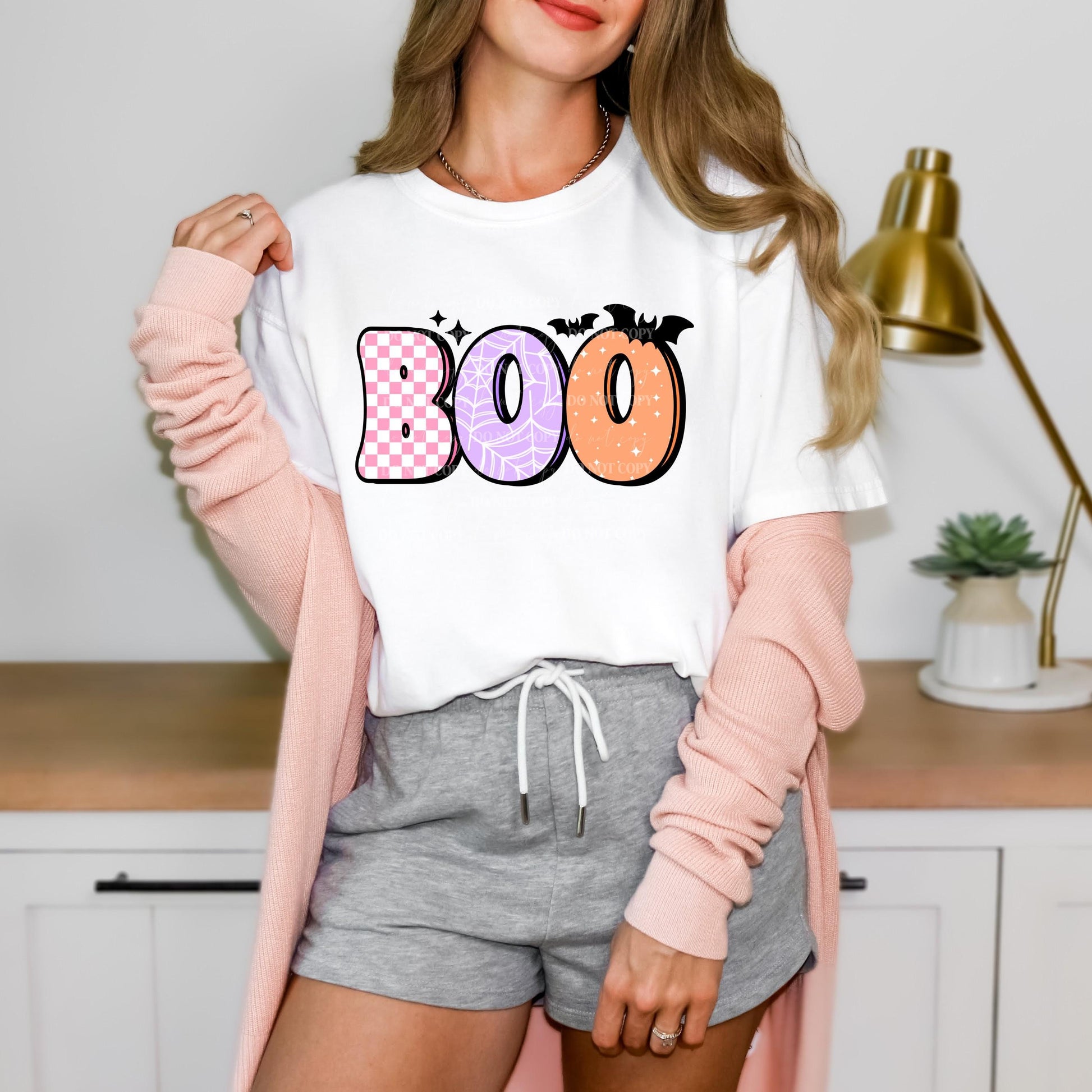 Halloween Boo Bats Shirt, Cute Halloween T-Shirt, Halloween Shirts, Spooky Season Shirt