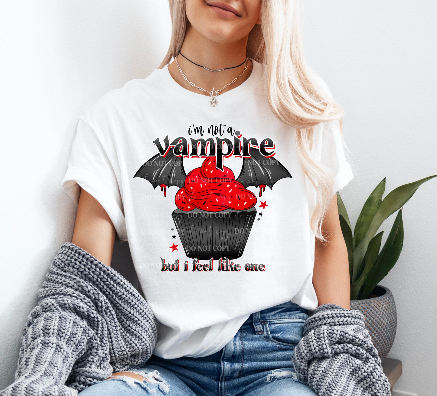 I'm Not a Vampire But I Feel Like One Halloween Shirt, Cute Halloween T-Shirt, Halloween Shirts, Spooky Season Shirt