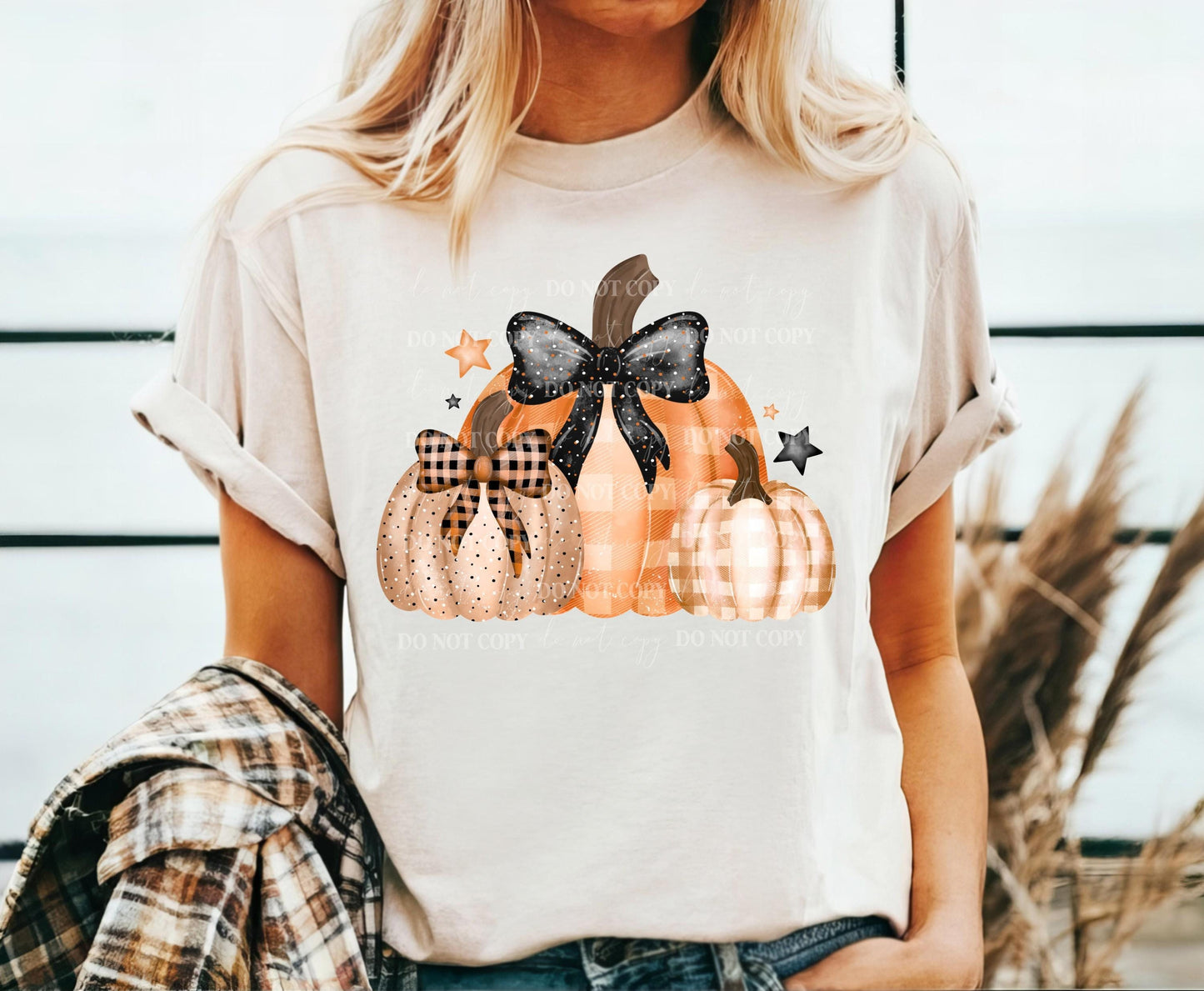 Fall Pumpkin Trio Shirt, Cute Autumn T-Shirt, Fall Weather Shirts, Spooky Season Shirt