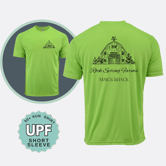 custom SHORT SLEEVE UPF 50+ t-shirt