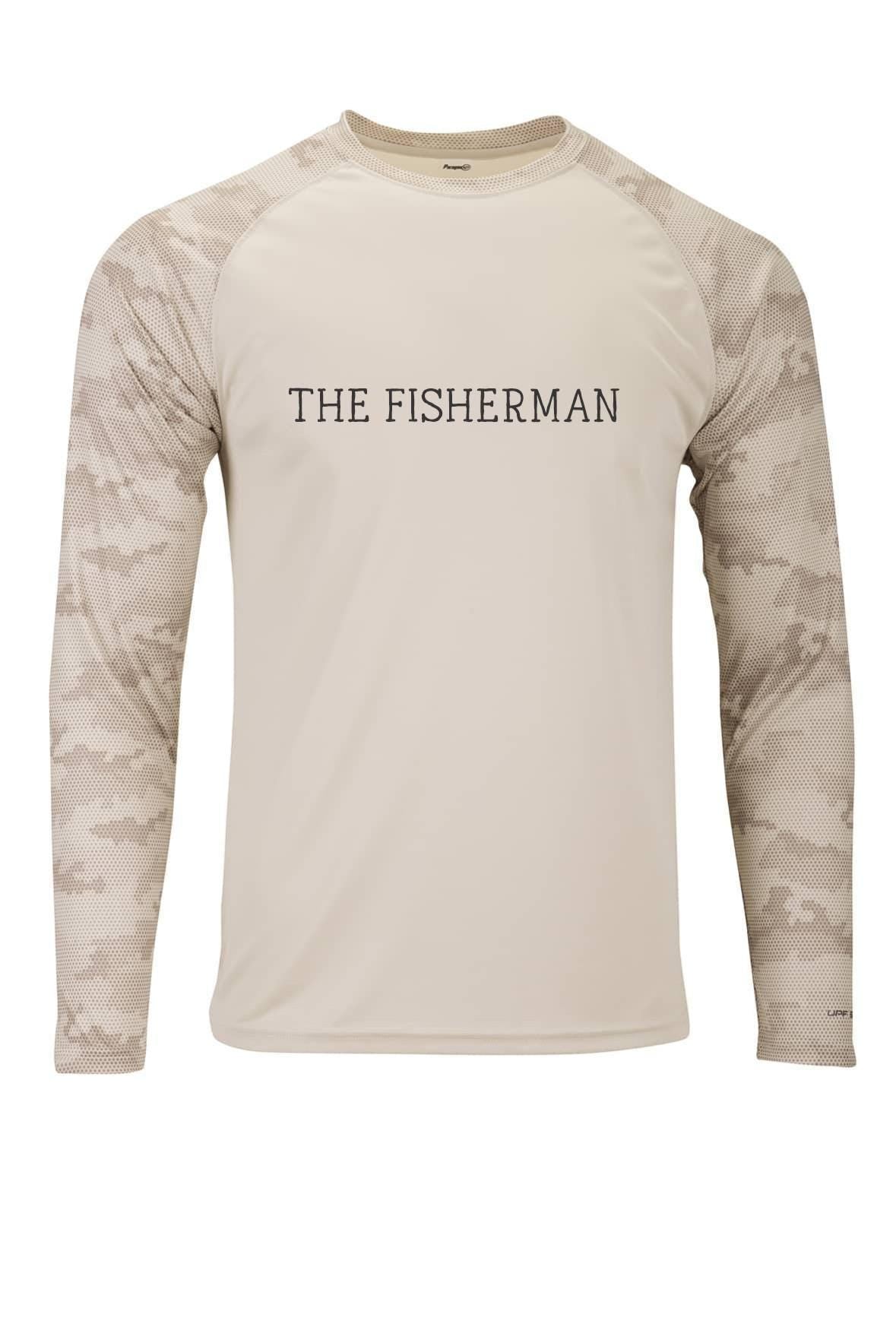 UPF 50+ Camo Fishing Shirt: Long Sleeve Moisture Wicking Sun Protection