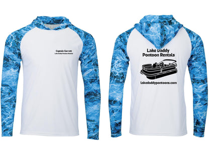 Custom Logo UPF 50+ Hoodie: Long Sleeve Sun Protection Work Shirt