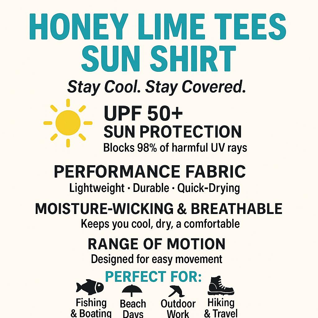 Honey Lime Tees Sun Shirt