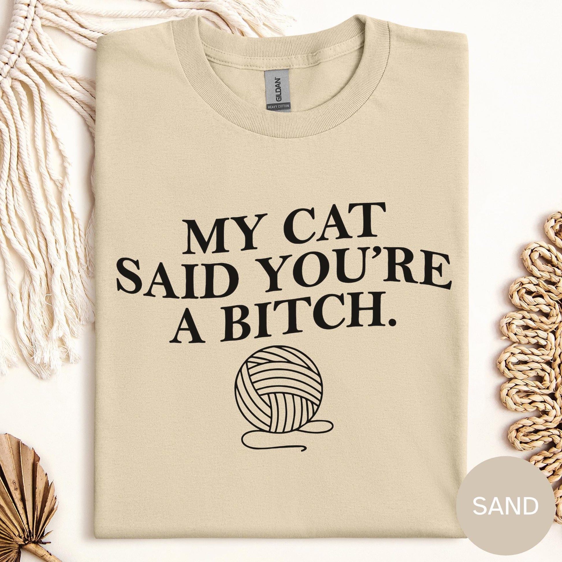 Funny Cat Graphic Tee, Sarcastic Cat Lover Shirt, Pet Humor Top