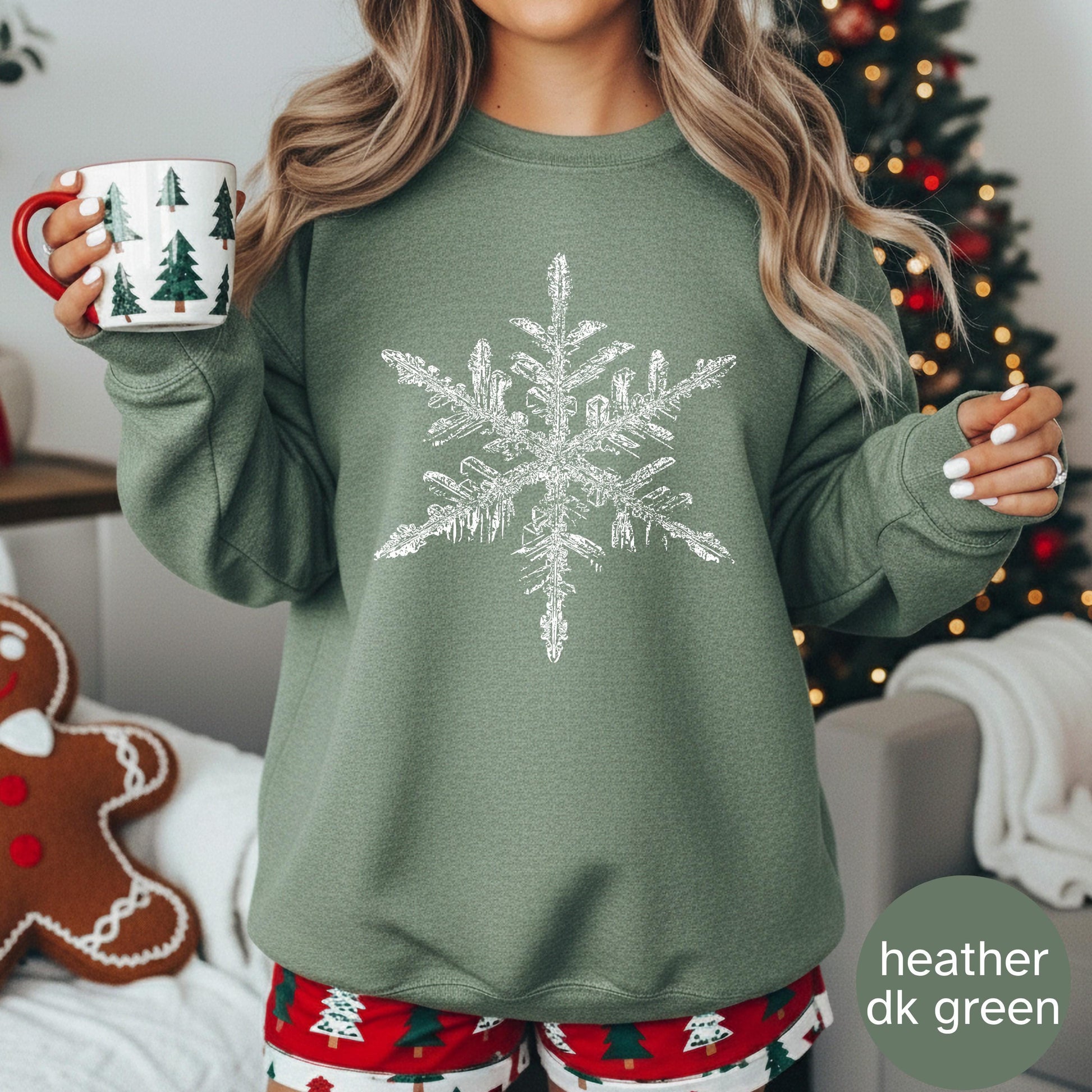 snowflake shirt winter graphic tee comfort colors tshirt gildan sweatshirt hoodie christmas top cozy holiday outfit womens snow tee