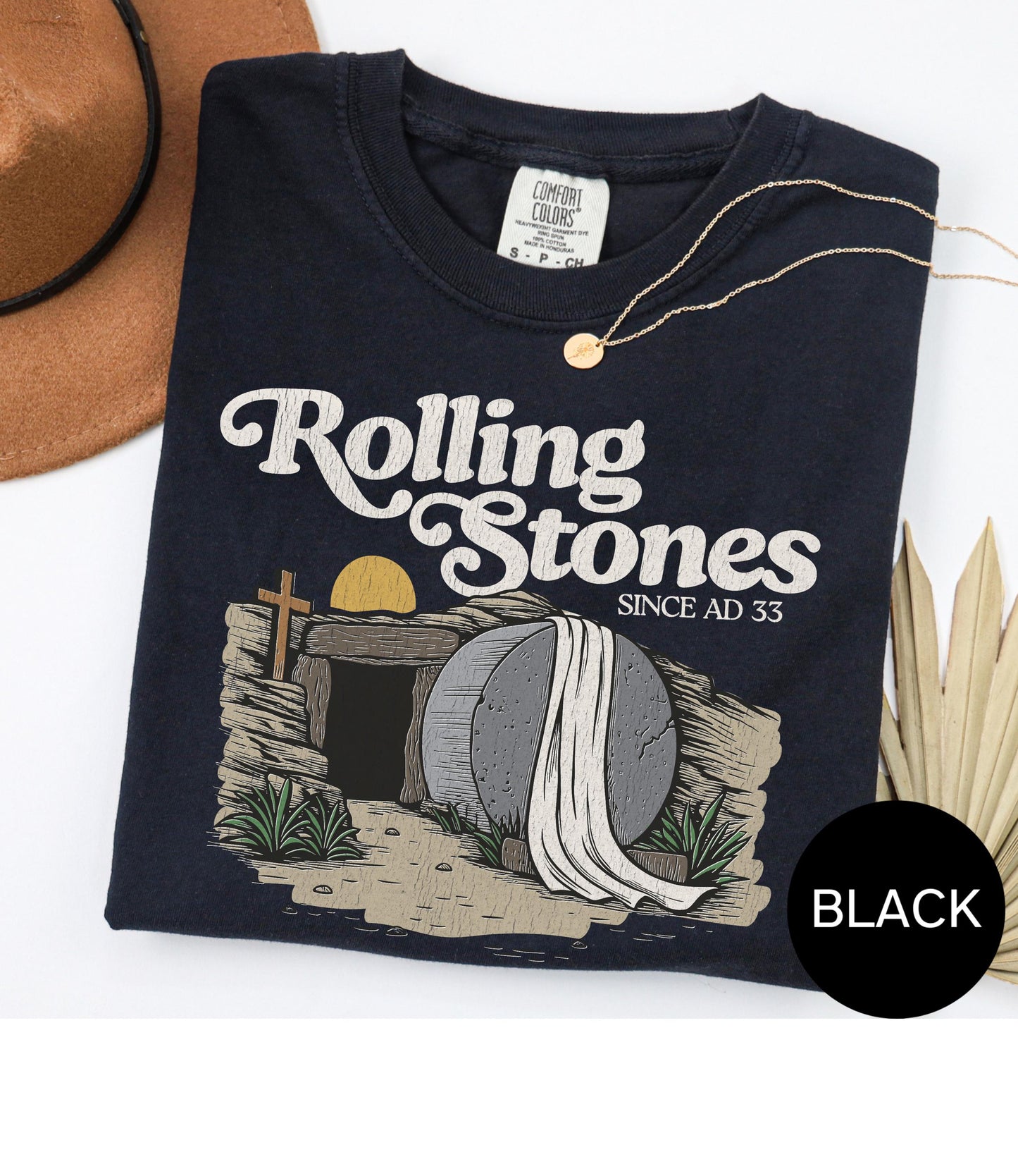 stone rolled away shirt ad 33 christian tee comfort colors tshirt gildan sweatshirt hoodie jesus resurrection easter faith top gift