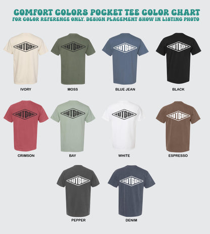 but god pocket tee comfort colors shirt mens christian tshirt faith apparel minimalist back print cross graphic bible verse gift