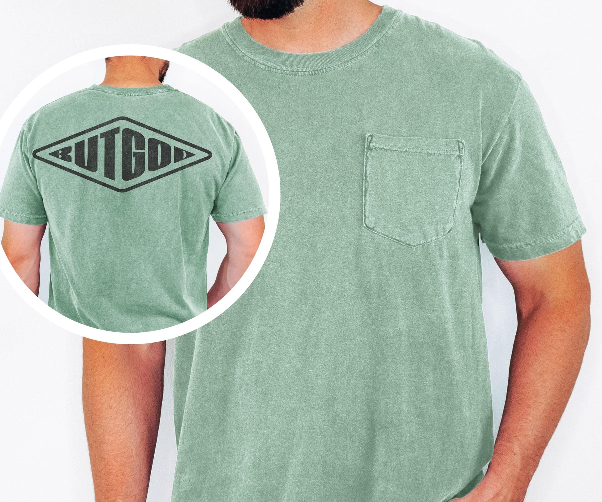 but god pocket tee comfort colors shirt mens christian tshirt faith apparel minimalist back print cross graphic bible verse gift