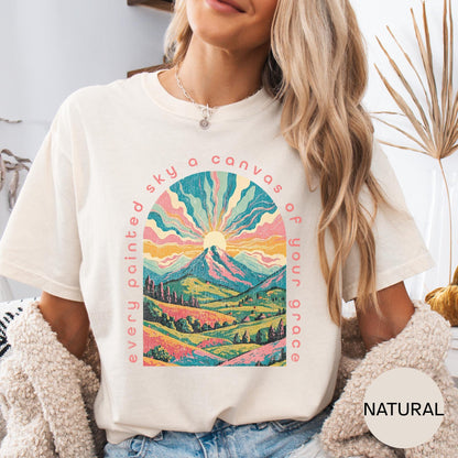 Comfort Colors Christian Tank Top: Boho Bible Verse Apparel