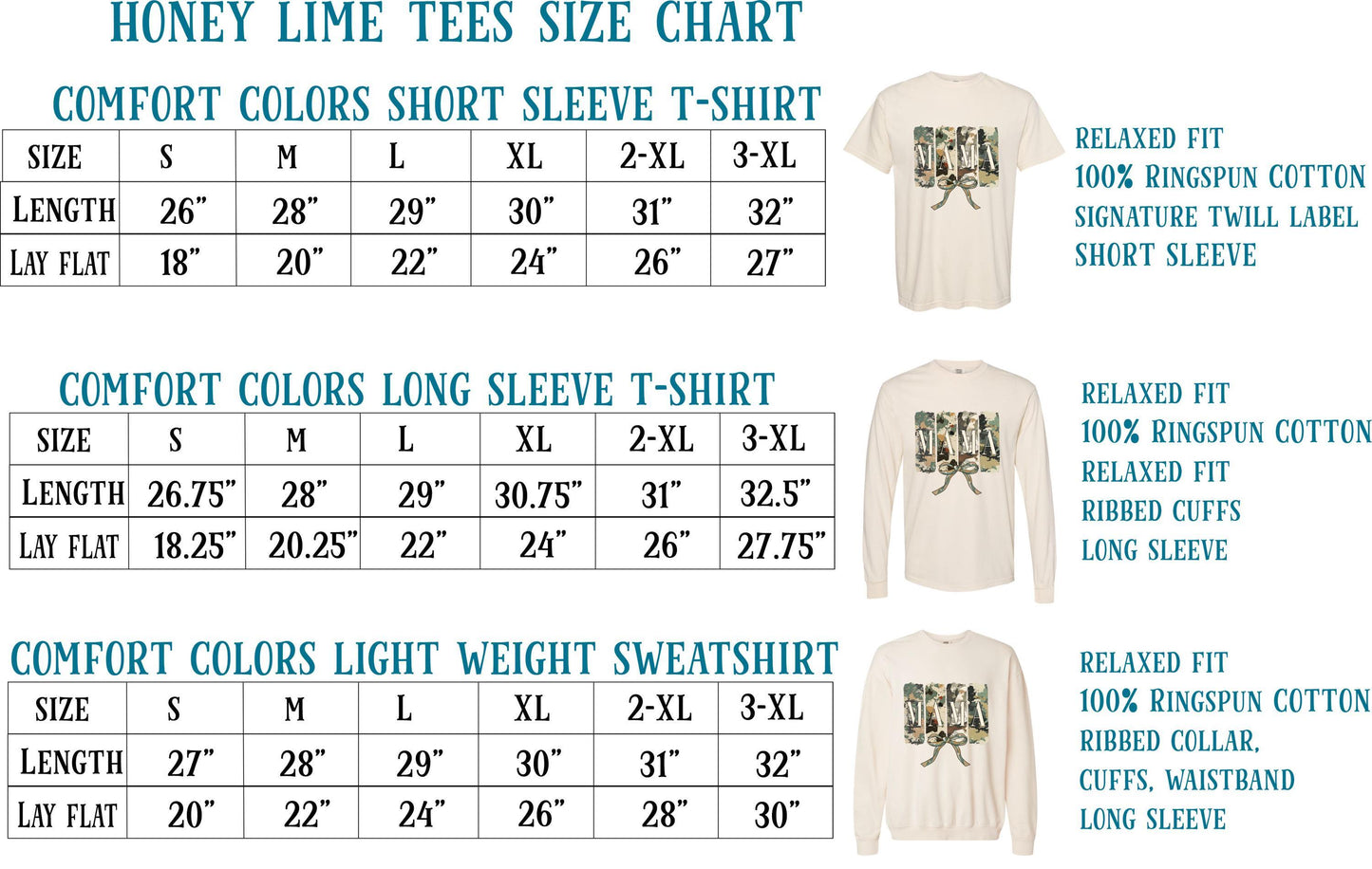 Mama Camo Bow Shirt, Ivory Cozy Tee (Relaxed Fit, Vintage Wash)