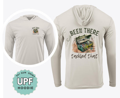 Funny Fishing Shirt Been There Tackled That UPF 50 Sun Shirt Crew or Hoodie