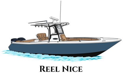 Custom Boat Drawing Artwork • Personalized Boat Illustration • Nautical Art Gift