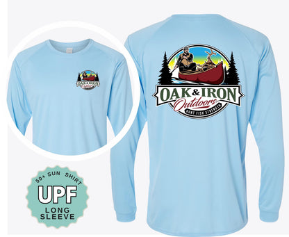 Custom UPF50+ Sun Protection Long Sleeve Sunshirt, Outdoor UV Protection Tee, Matching Shirts, Beach & Outdoor Activities