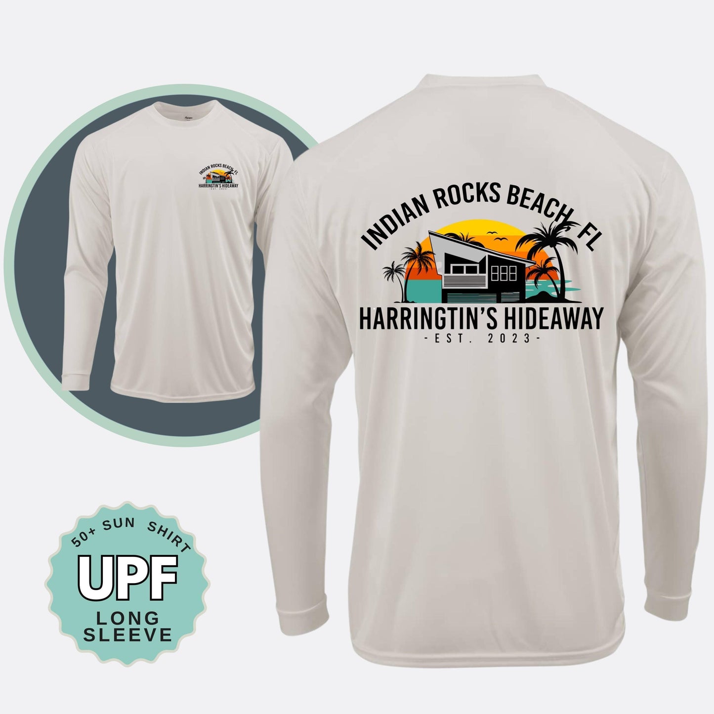 Custom UPF50+ Sun Protection Long Sleeve Shirt: Family Outdoor Sunshirt