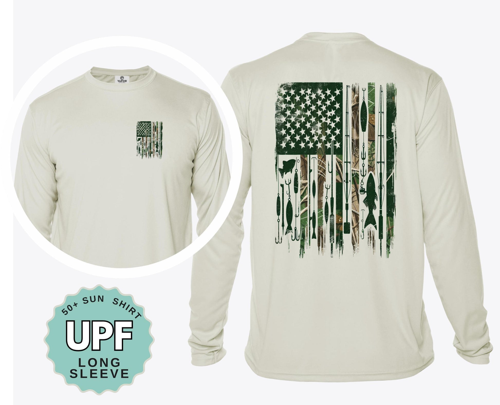 american flag fishing shirt upf 50 sun protection shirt mens long sleeve uv shirt patriotic fishing tee moisture wicking performance top