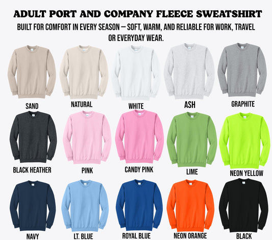 Custom Boat Sweatshirt Personalized Boat Name Logo