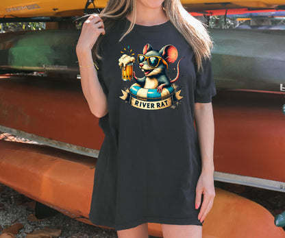 River Rat Shirt Funny River Life T Shirt Lake Creek Float Summer Tee