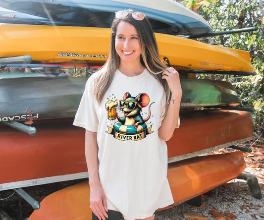 River Rat Shirt Funny River Life T Shirt Lake Creek Float Summer Tee