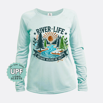 River Life UPF 50+ Sun Shirt: Long Sleeve Protection for Rafting & Tubing
