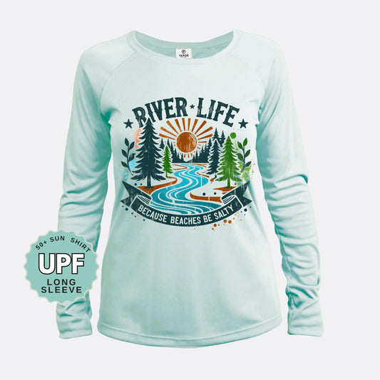 River Life UPF 50+ Sun Shirt: Long Sleeve Protection for Rafting & Tubing