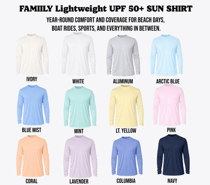 a collection of 12 long-sleeved shirts in various colors, including white, light blue, aluminum, arctic blue, blue mist, mint, yellow, pink, coral, lavender, columbia, and navy.