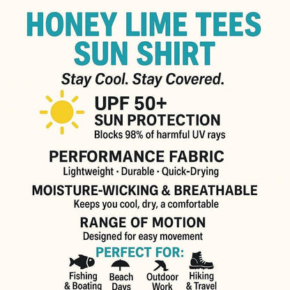 Honey Lime Tees Sun Shirt