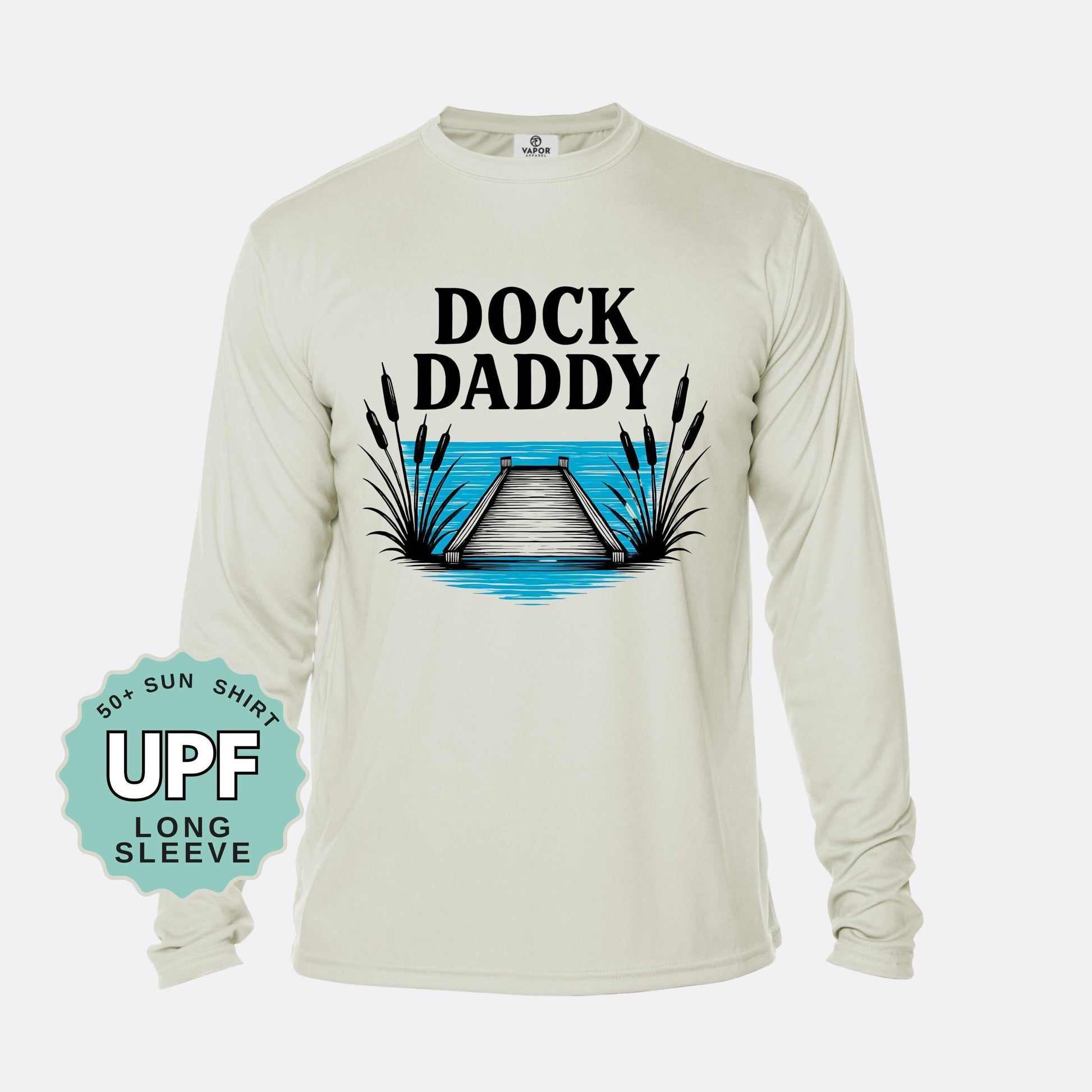 Dock Daddy UPF 50+ Sun Shirt: Lightweight Long Sleeve Fishing & Boating