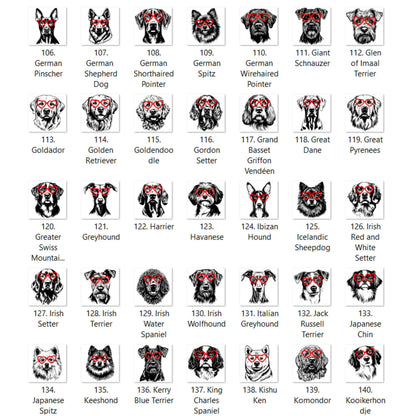 Valentine Dog Heart Glasses You Choose Graphic T-shirt or Sweatshirt