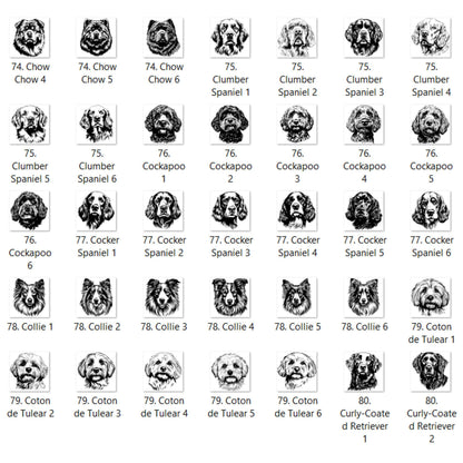 Dog Outline You Choose A-E Graphic T-shirt or Sweatshirt