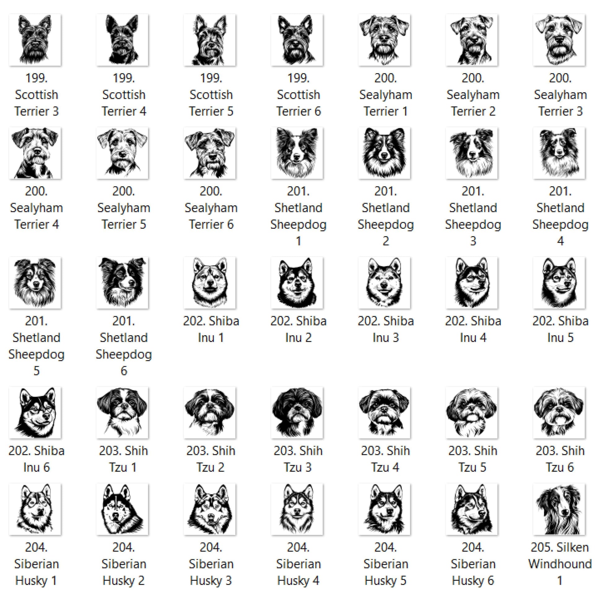 Dog Outline You Choose P-Y Graphic T-shirt or Sweatshirt