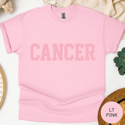 PINK Cancer Zodiac Puff Print Sweatshirt T-shirt Hoodie Birthday Astrology Top