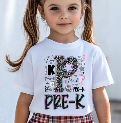 pre k shirt for girl cute back to school tee preschool shirt for daughter first day of school shirt girls school outfit youth tee