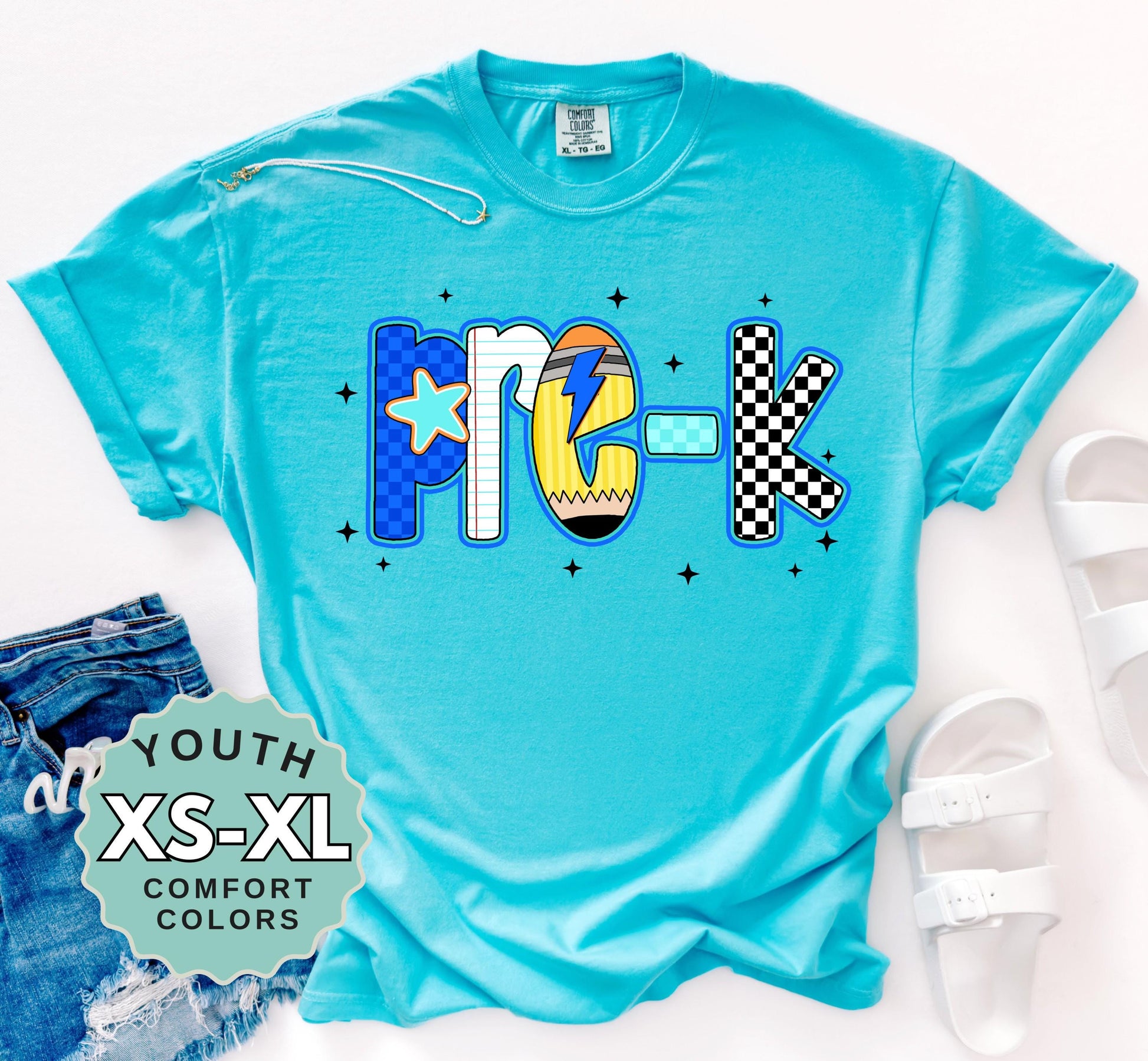 Personalized Pre-K Boys Back to School Shirt: Custom Name Tee
