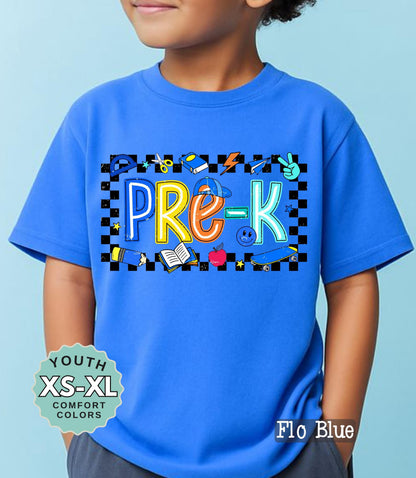Pre-K Boys Back to School Shirt: Colorful Preschool Tee