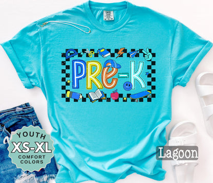 Pre-K Boys Back to School Shirt: Colorful Preschool Tee