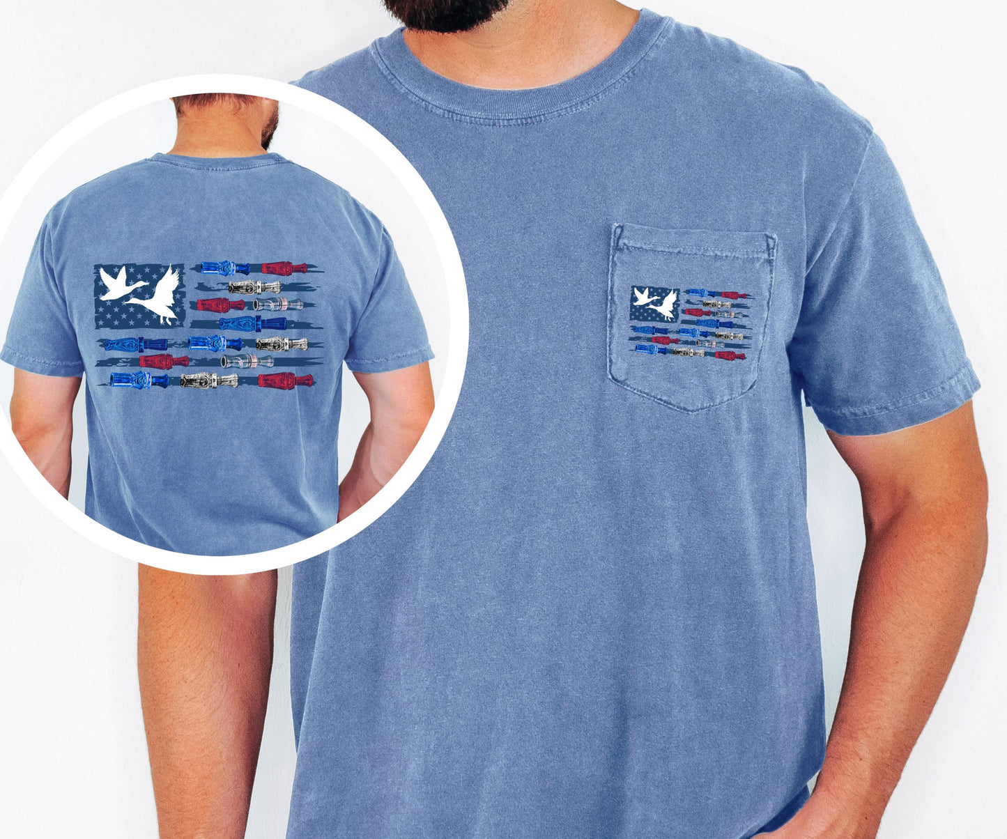 Duck Hunting Shirt: Outdoor Waterfowl Style (Front Pocket, Cotton)